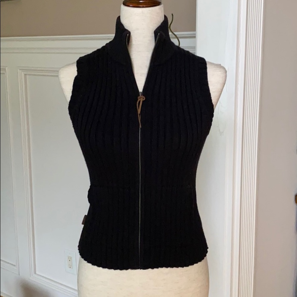 Ralph Lauren Black Sweater Vest